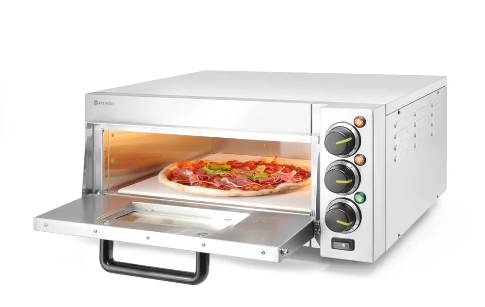 Pizzaofen kompakt, HENDI, Silber, 230V/2000W, 580x560x(H)275mm