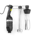Set: Stabmixer 350 mit variabler Geschwindigkeit + Schneebesen + Halterung zur Wandmontage, HENDI, Kitchen Line, Schwarz, 230V/350W, 110x324x(H)816mm