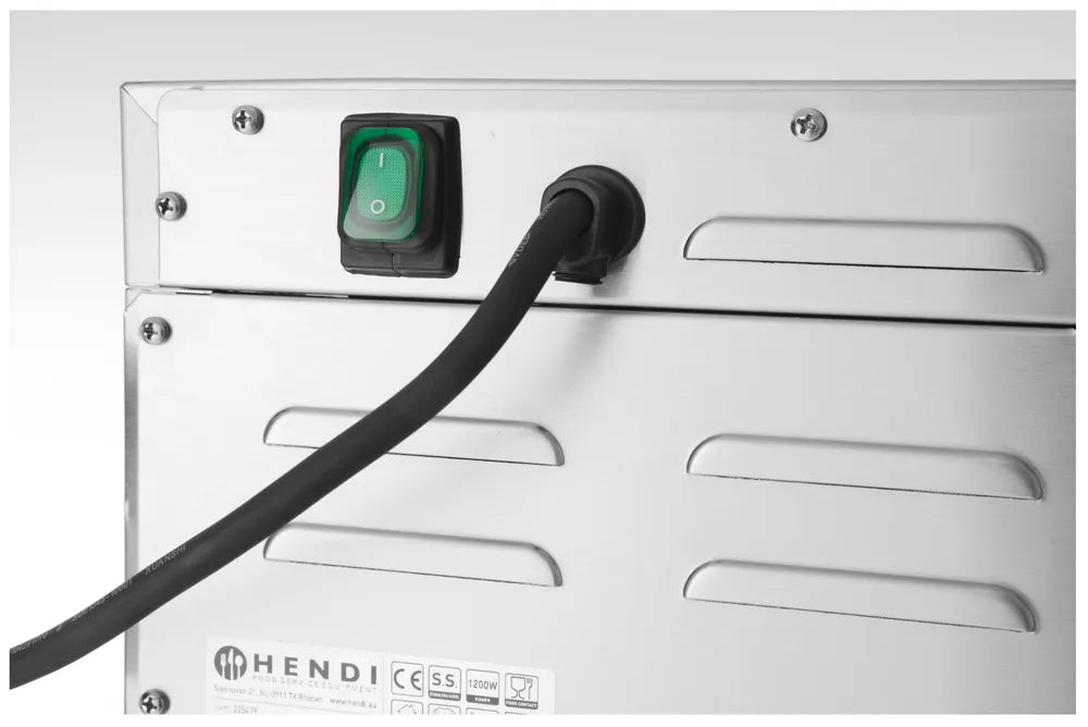 Gar- und Warmhalteofen, HENDI, 230V/1200W, 495x690x(H)413mm