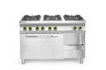 Gasherd Kitchen Line 6-flammig mit Ofen GN 1/1, HENDI, Kitchen Line, 230V/3000W, 28,5kW, 1200x722x(H)900mm