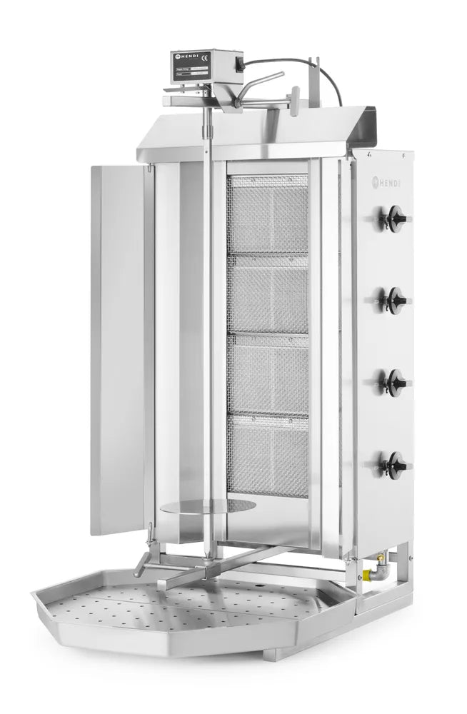 Gas Kebab Grill, HENDI, Profi Line, 230V/16W, 13kW, 735x745x(H)1110mm