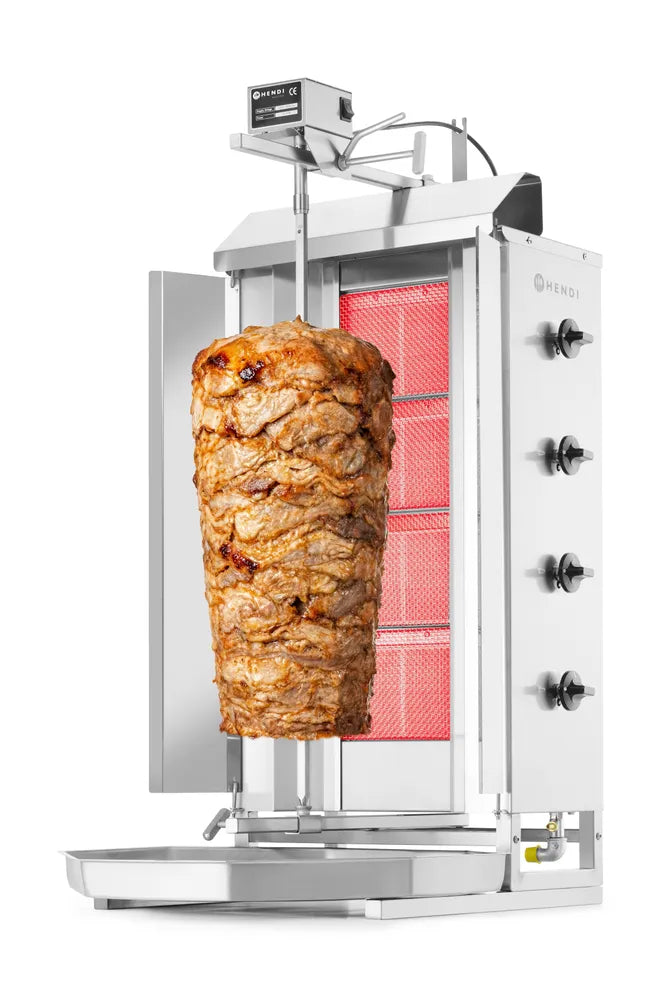 Gas Kebab Grill, HENDI, Profi Line, 230V/16W, 13kW, 735x745x(H)1110mm