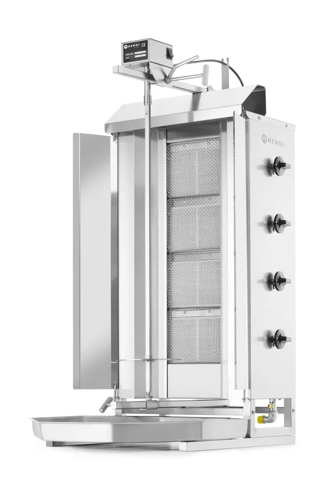 Gas Kebab Grill, HENDI, Profi Line, 230V/16W, 13kW, 735x745x(H)1110mm