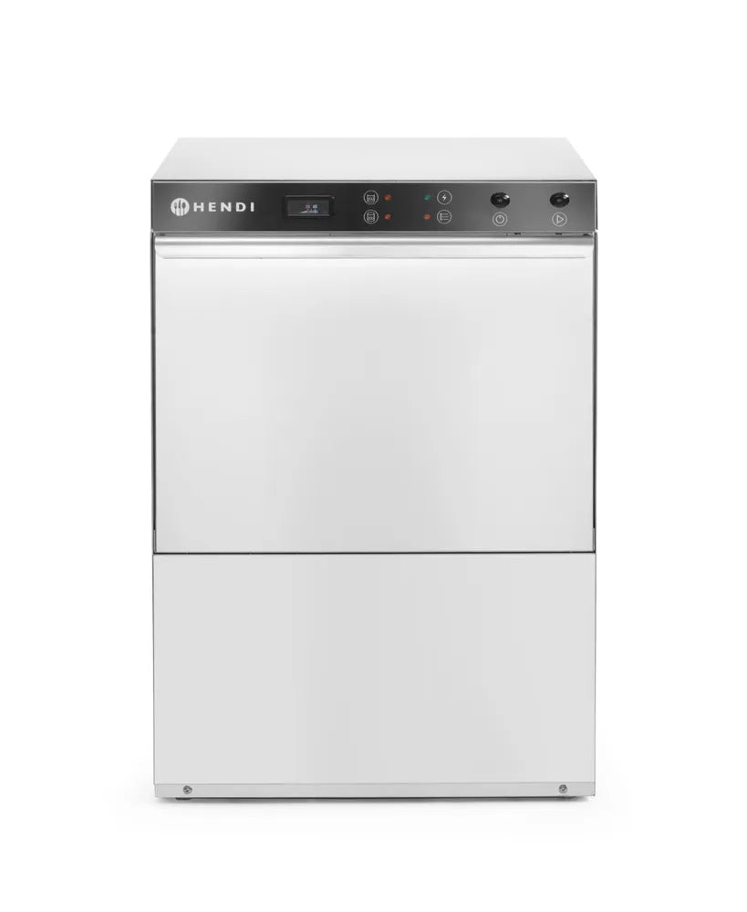 Geschirrspüler 50x50 - elektromechanische Steuerung, HENDI, mit Laugenpumpe, 400V/6600W, 570x600x(H)830mm