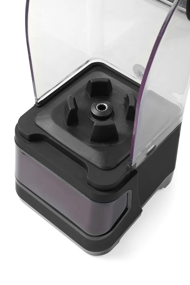 Digitaler Standmixer mit Schallgehäuse, HENDI, 2,5L, Schwarz, 220-240V/1680W, 250x300x(H)546mm