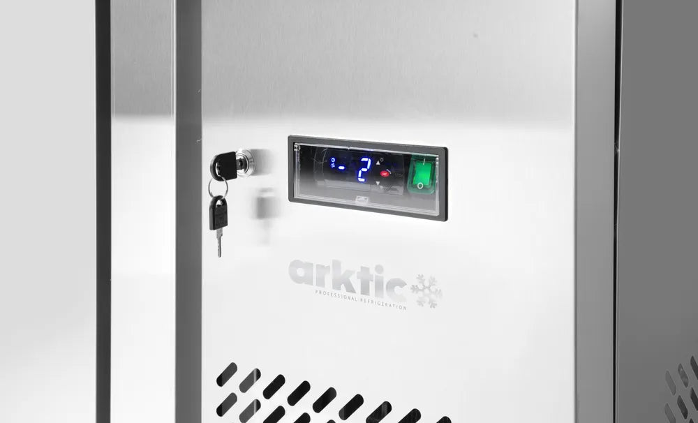 Kühltisch, zweitürig Profi Line 280 L, Arktic, Profi Line, GN 1/1, 230V/250W, 1360x700x(H)879mm