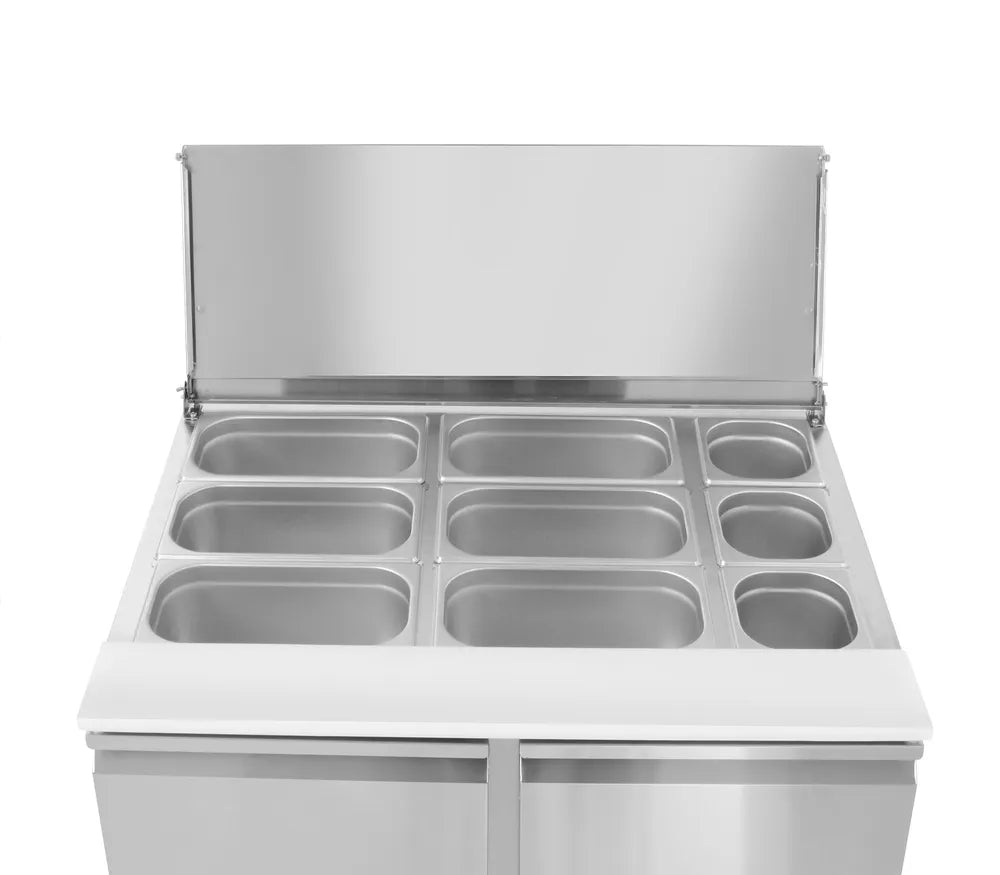Saladette, zweitürig 300L, Arktic, 230V/310W, 912x702x(H)888mm