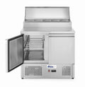 Kühltisch, zweitürig mit Aufsatz-Kühlvitrine 300 L, Arktic, 230V/310W, 900x702x(H)1265mm