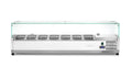 Aufsatz-Kühlvitrine Gastronorm 1/4, Arktic, 7x GN 1/4, 230V/180W, 1505x335x(H)460mm
