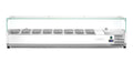 Aufsatz-Kühlvitrine Gastronorm 1/4, Arktic, 8x GN 1/4, 230V/180W, 1805x335x(H)460mm