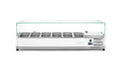 Aufsatz-Kühlvitrine Gastronorm 1/3, Arktic, 6x GN 1/3, 230V/180W, 1405x420x(H)456mm