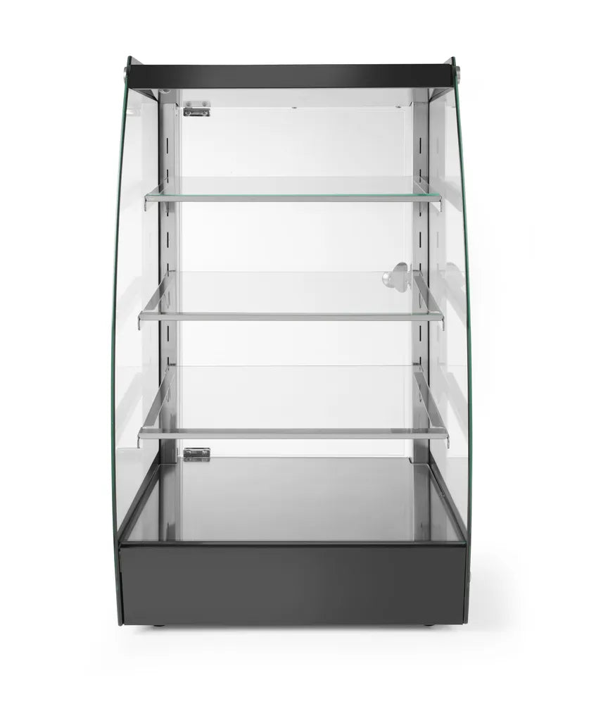 Offene Vitrine mit Regalablagen 75 L, HENDI, 230V/2W, 415x390x(H)716mm