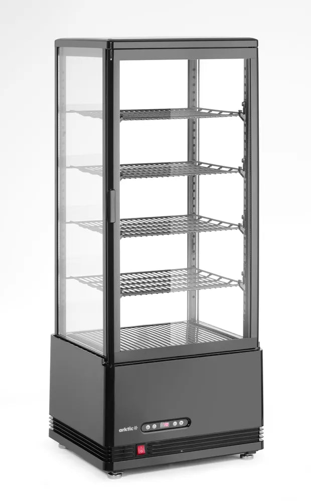 Aufsatz-Kühlvitrine 98 Liter, Arktic, weiß, 230V/210W, 444x397x(H)1100mm