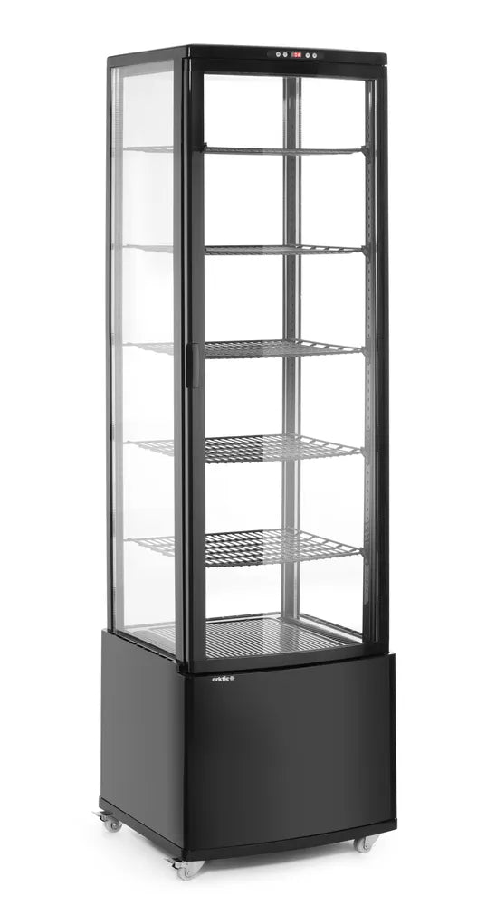 Kühlvitrine 270 Liter, Arktic, Schwarz, 230V/290W, 556x526x(H)1913mm