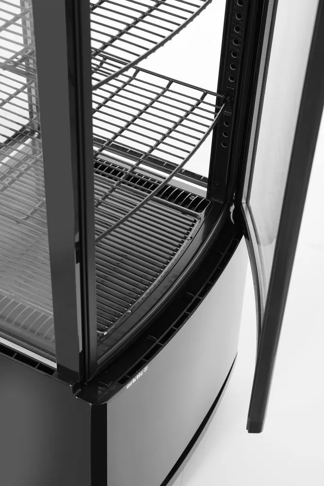 Kühlvitrine 270 Liter, Arktic, Schwarz, 230V/290W, 556x526x(H)1913mm
