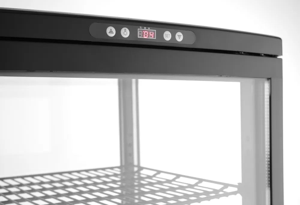 Kühlvitrine 270 Liter, Arktic, Schwarz, 230V/290W, 556x526x(H)1913mm