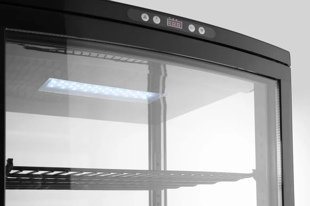 Kühlvitrine 270 Liter, Arktic, Schwarz, 230V/290W, 556x526x(H)1913mm