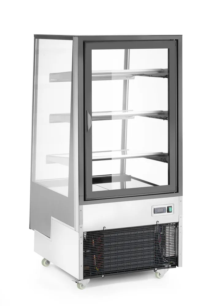 Kühlvitrine mit 3 geneigten Regalen, Arktic, 300L, 230V/480W, 650x833x(H)1460mm