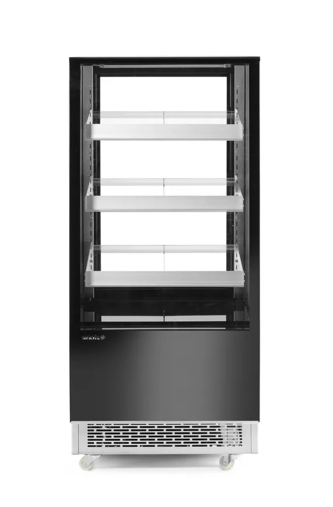 Kühlvitrine mit 3 geneigten Regalen, Arktic, 300L, 230V/480W, 650x833x(H)1460mm