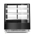 Kühlvitrine mit 3 geneigten Regalen, Arktic, 650L, Schwarz, 230V/490W, 1200x833x(H)1460mm