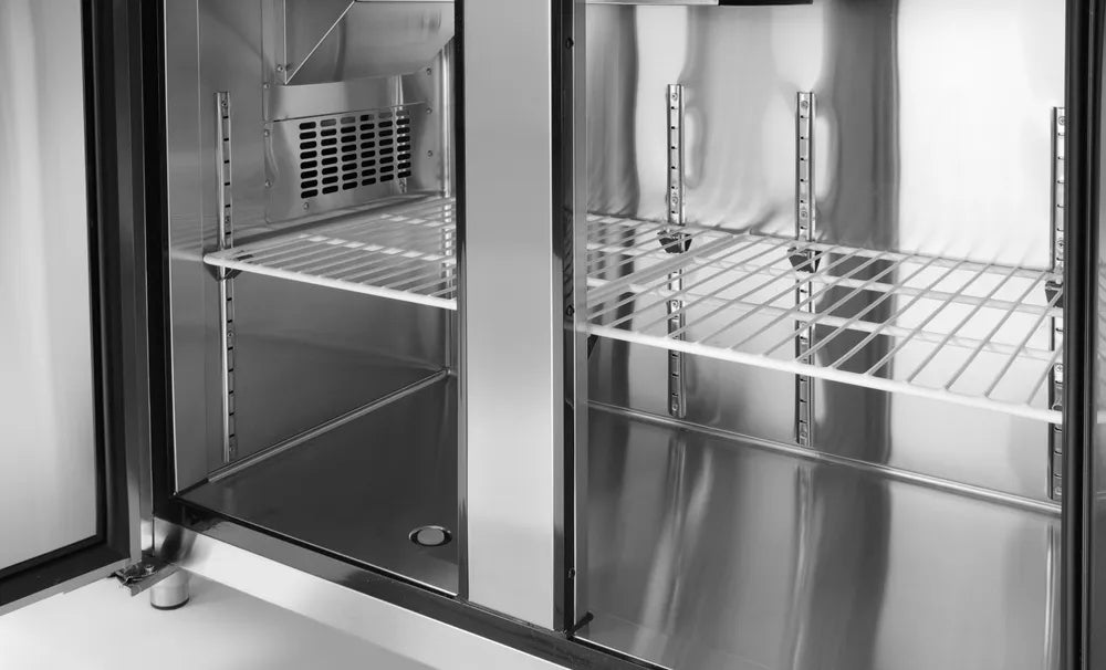 Kühltisch, zweitürig Kitchen Line 220 L, Arktic, Kitchen Line, 166L, 230V/300W, 1200x600x(H)886mm
