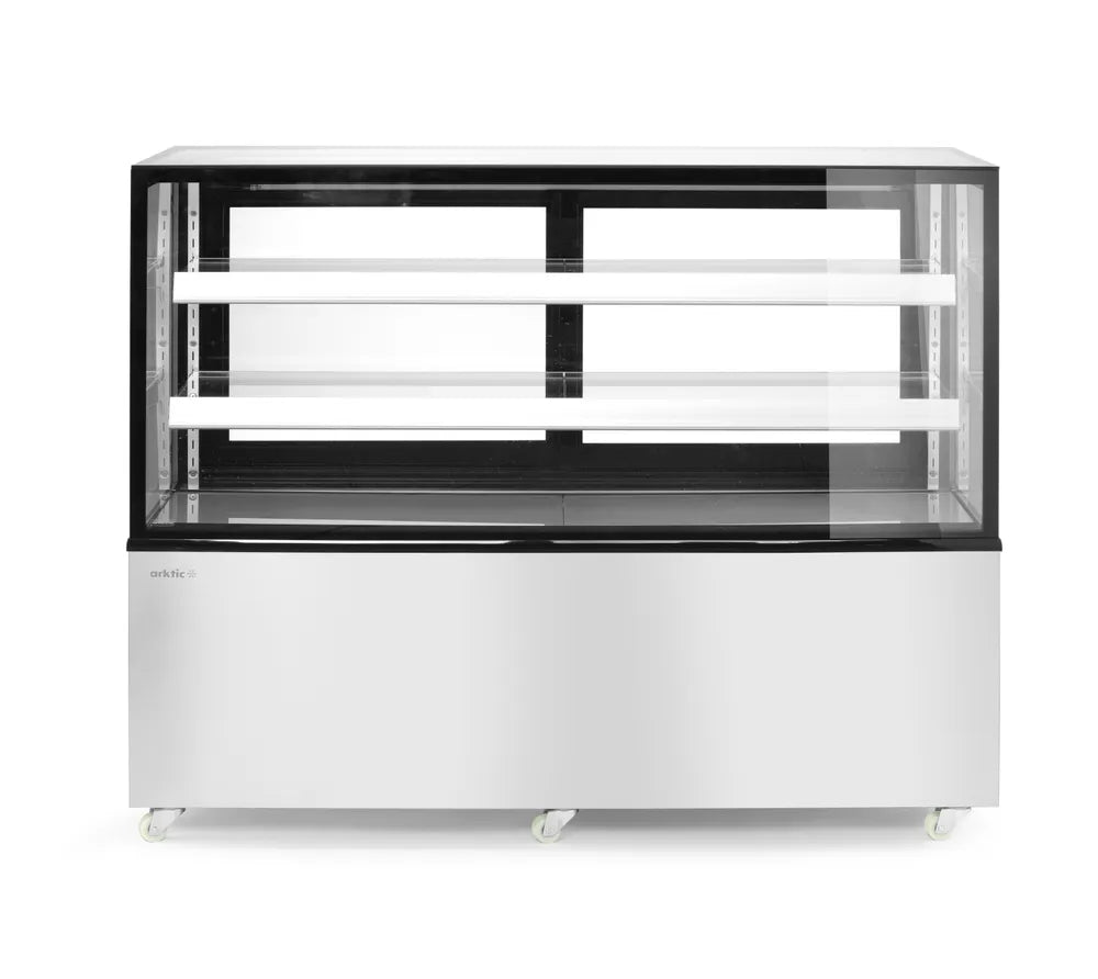 Kühlvitrine mit 2 Regalen, Arktic, 510L, 230V/490W, 1524x677x(H)1230mm