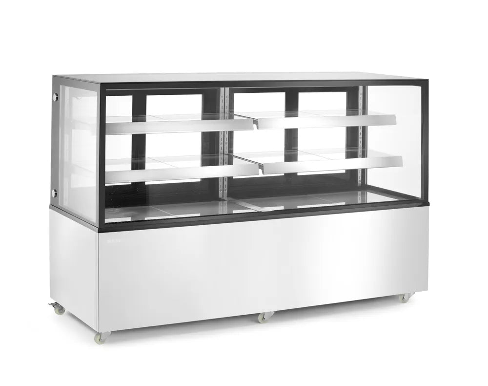 Kühlvitrine mit 2 Regalen, Arktic, 230V/500W, 677x1824x(H)1230mm