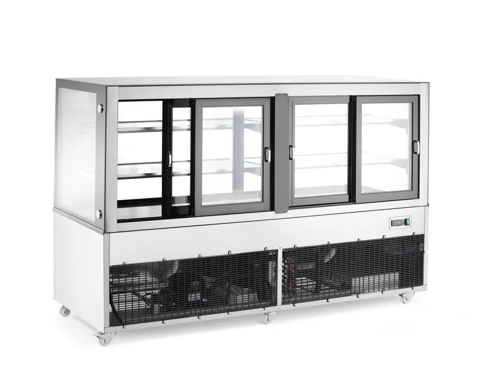 Kühlvitrine mit 2 Regalen, Arktic, 230V/500W, 677x1824x(H)1230mm
