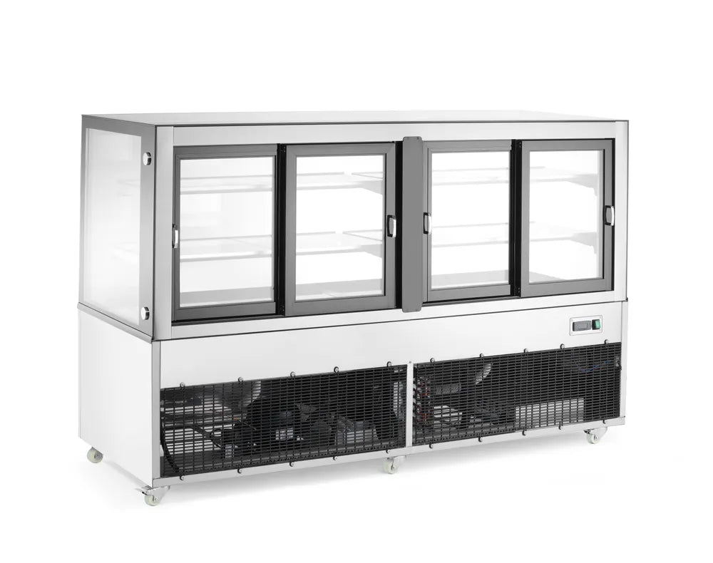 Kühlvitrine mit 2 Regalen, Arktic, 230V/500W, 677x1824x(H)1230mm
