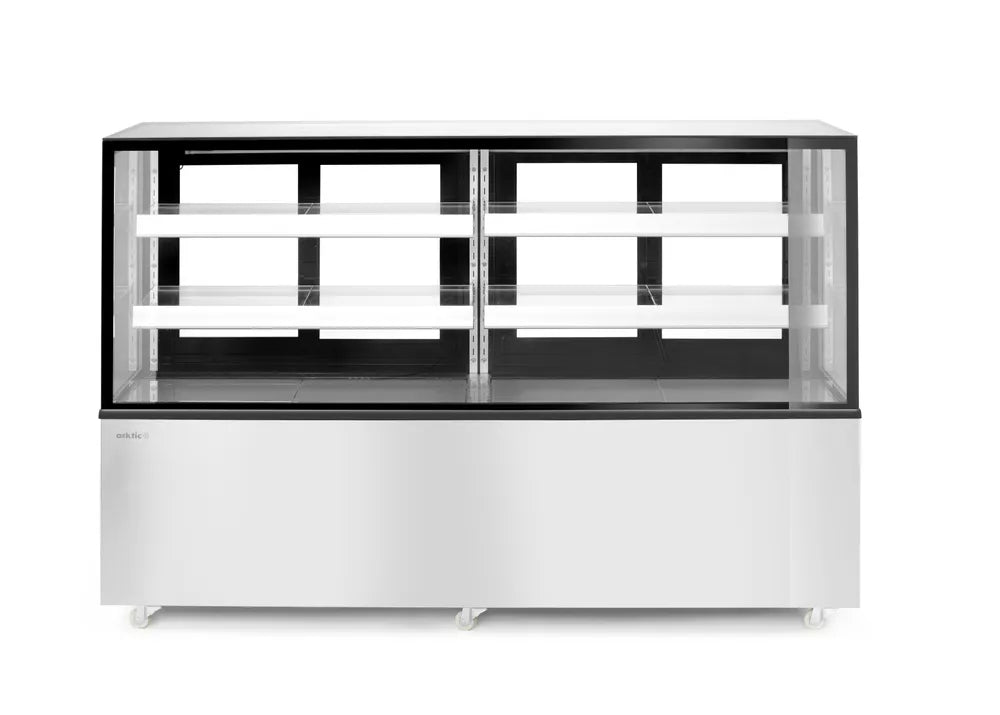 Kühlvitrine mit 2 Regalen, Arktic, 230V/500W, 677x1824x(H)1230mm