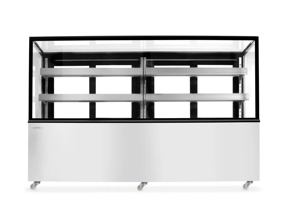 Kühlvitrine mit 2 Regalen, Arktic, 230V/500W, 677x1824x(H)1230mm