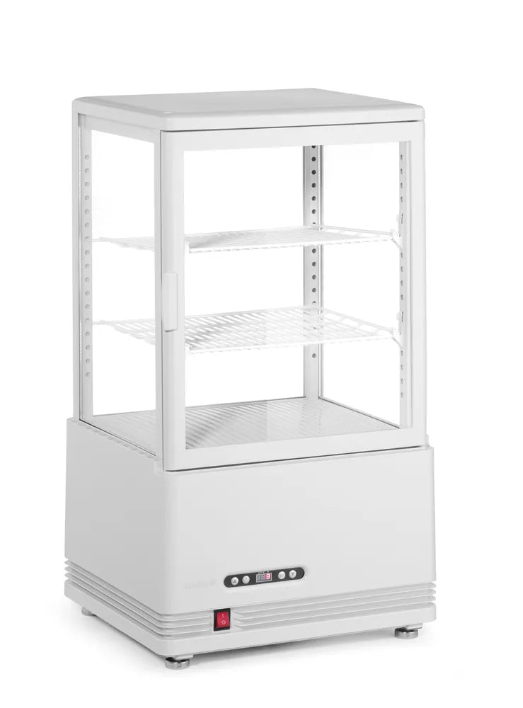 Aufsatz-Kühlvitrine 58 Liter, Arktic, Weiß, 230V/170W, 452x406x(H)830mm