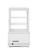 Aufsatz-Kühlvitrine 58 Liter, Arktic, Weiß, 230V/170W, 452x406x(H)830mm