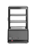 Aufsatz-Kühlvitrine 58 Liter, Arktic, schwarz, 230V/170W, 452x406x(H)830mm
