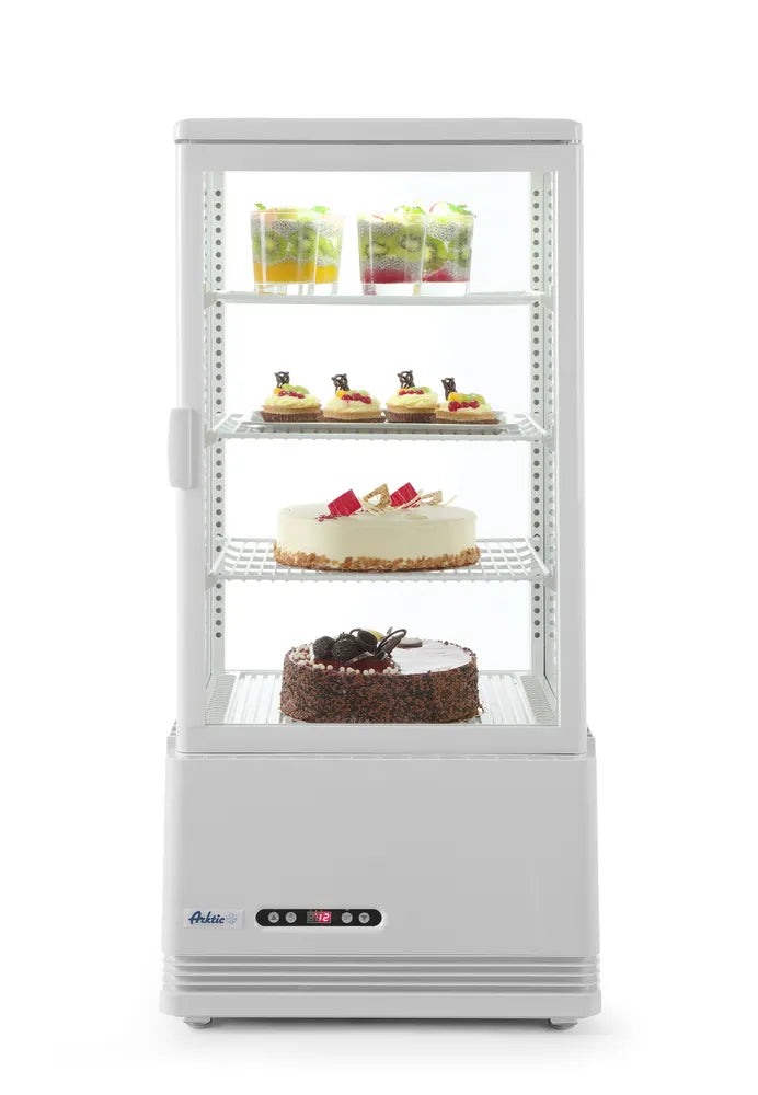 Aufsatz-Kühlvitrine 78 Liter, Arktic, Weiß, 230V/170W, 444x397x(H)940mm
