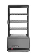 Aufsatz-Kühlvitrine 78 Liter, Arktic, schwarz, 230V/170W, 444x397x(H)940mm