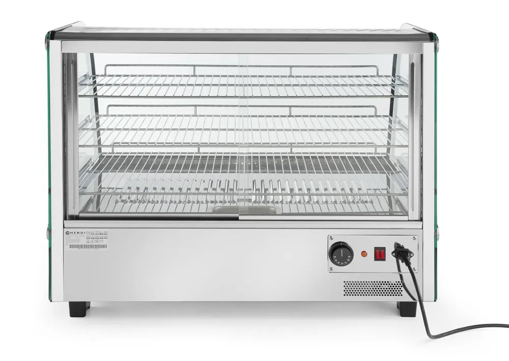Beheiztes Thekendisplay, HENDI, 160 Liter, 230V/1500W, 885x570x(H)680mm
