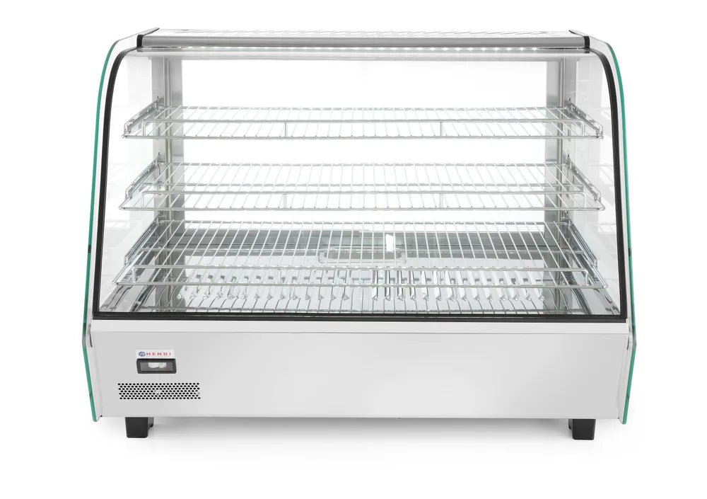Beheiztes Thekendisplay, HENDI, 160 Liter, 230V/1500W, 885x570x(H)680mm