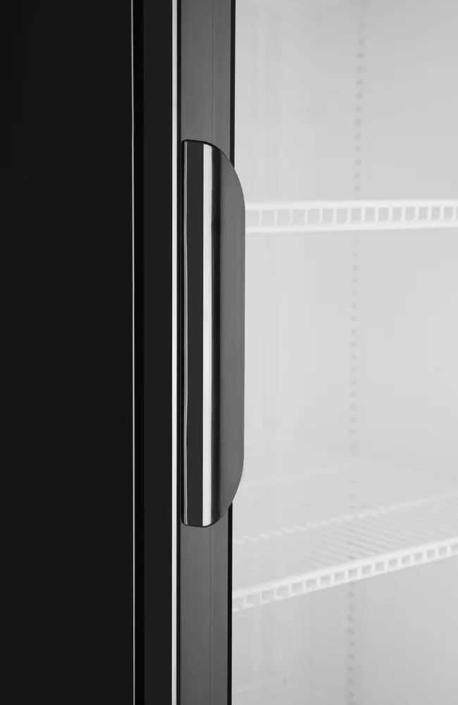 Eintüriger Kühlschrank mit hinterer Bar und hinterleuchteter Blende, , Arktic, 254L, Schwarz, 220-240V/250W, 578x605x(H)1980mm