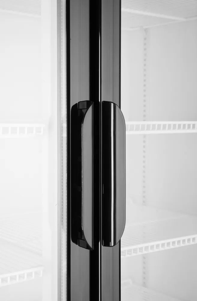 Rückwandkühlschrank mit hinterleuchteter Blende, zweitürig, Arktic, 512L, Schwarz, 220-240V/510W, 1120x585x(H)1900mm