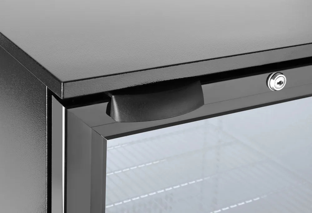 Kühlschrank hinten mit einer Tür, Arktic, 86L, Schwarz, 220-240V/120W, 500x530x(H)865mm
