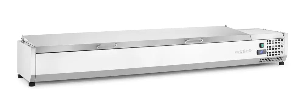 Aufsatz-Kühlvitrine Gastronorm 1/3, Arktic, 9x GN 1/3, 230V/180W, 2005x420x(H)630mm