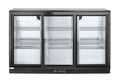 Kühlschrank mit drei Schiebetüren an der Bar, Arktic, 254L, Schwarz, 220-240V/160W, 1350x520x(H)865mm