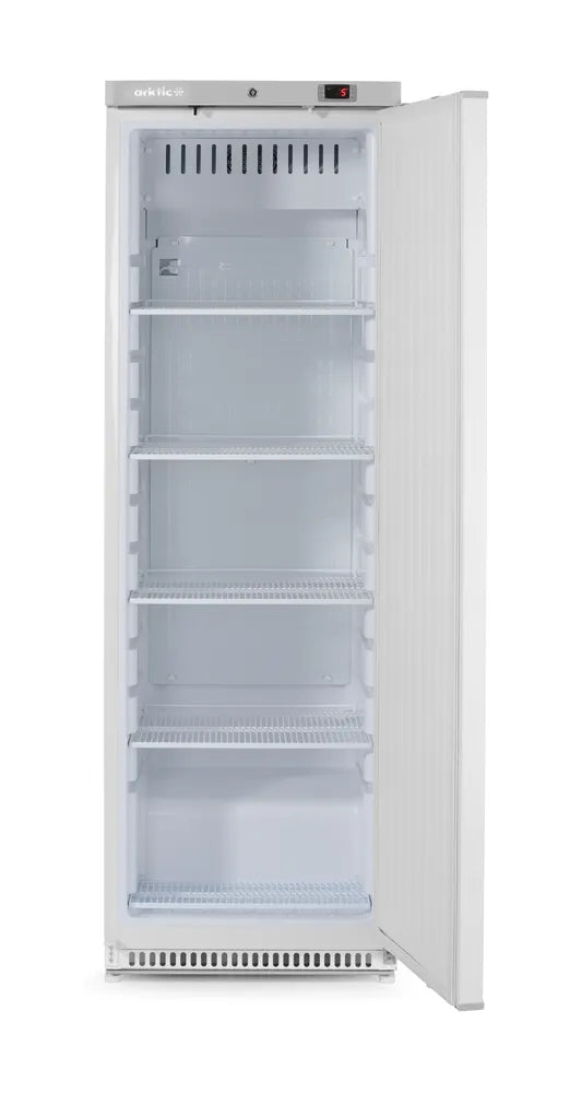 Kühlschrank in weiß lackiertem Stahlgehäuse, Arktic, 600x701x(H)1876mm