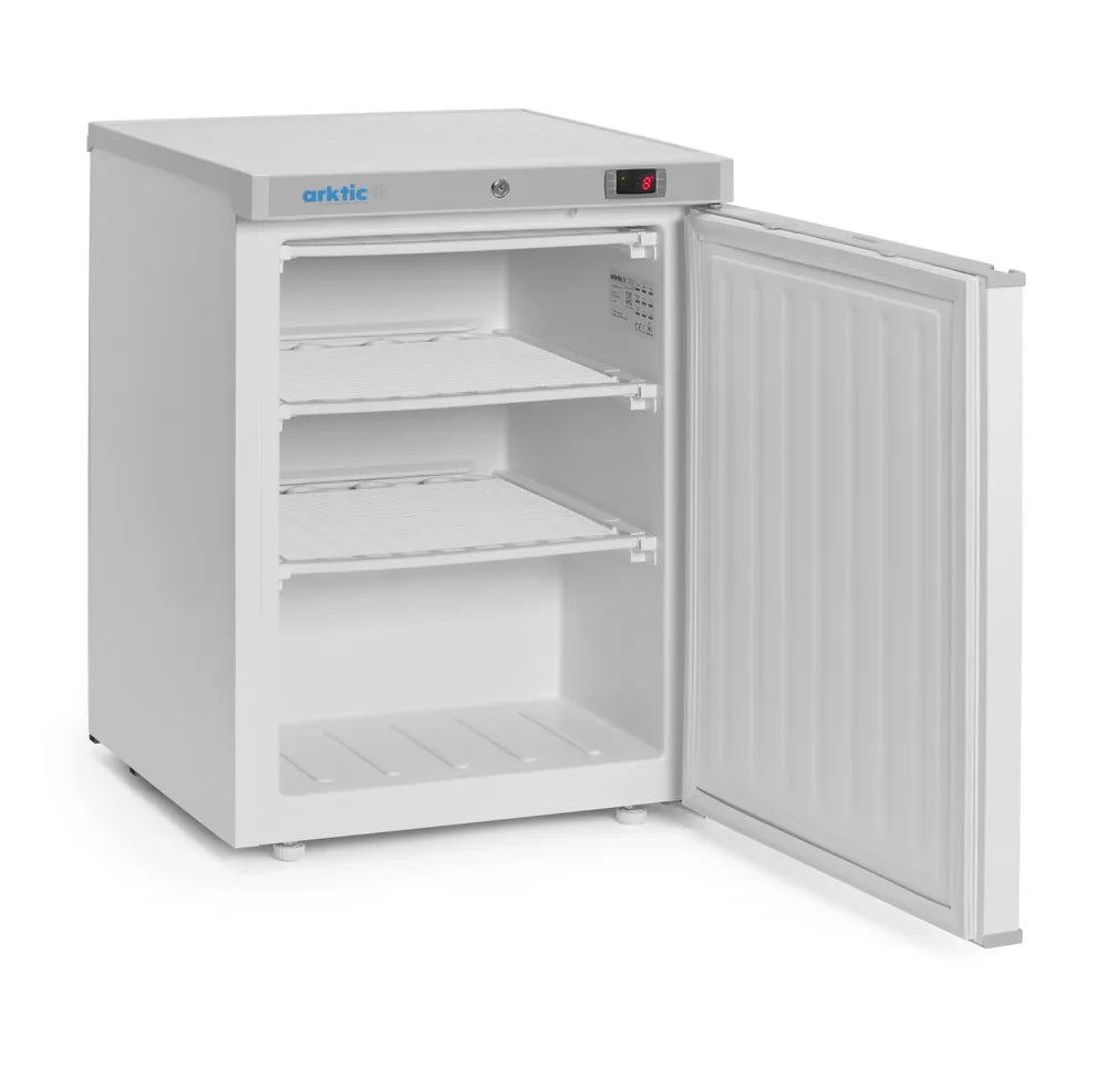 Gefrierschrank in weiß lackiertem Stahlgehäuse, Arktic, Budget Line, Weiß, 220-240V/111W, 589x655x(H)838mm