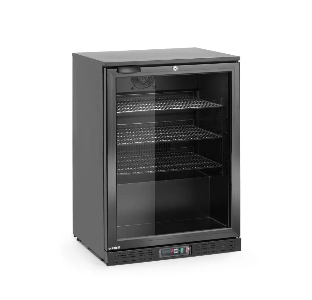 Bar-Kühlschrank eintürig, Arktic, 105L, Schwarz, 220-240V/120W, 600x530x(H)870mm