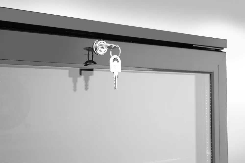 Bar-Kühlschrank eintürig, Arktic, 105L, Schwarz, 220-240V/120W, 600x530x(H)870mm