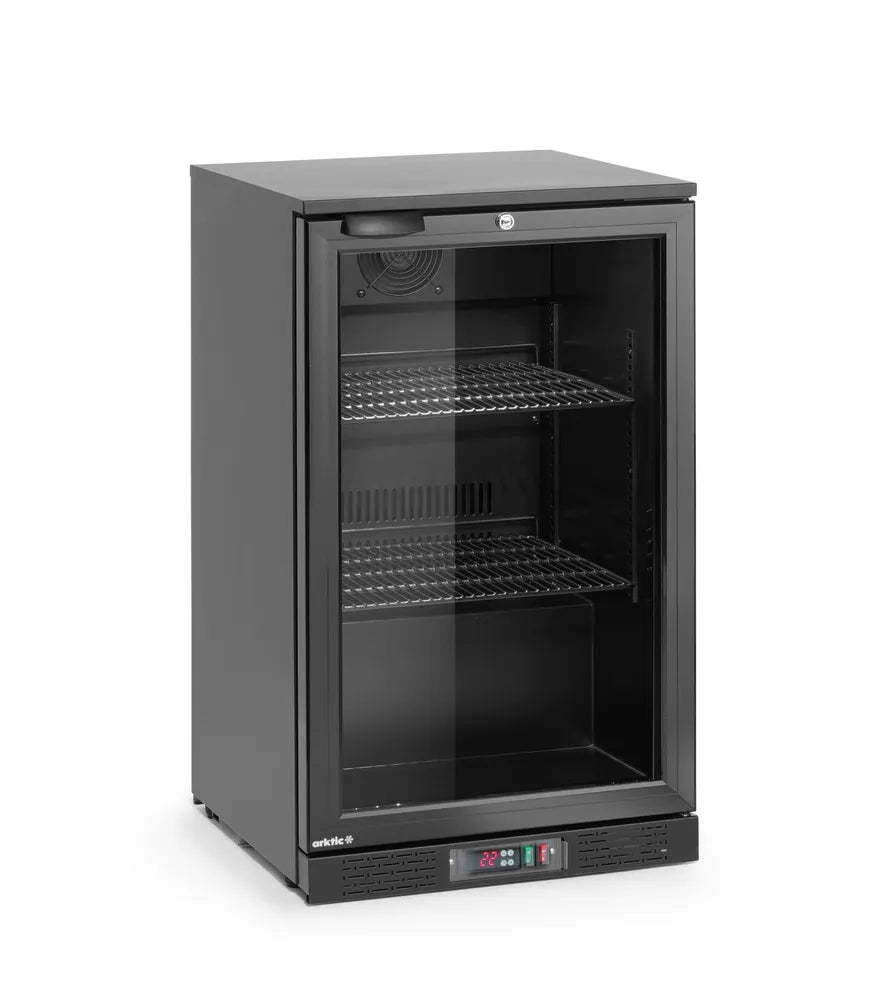Kühlschrank hinten mit einer Tür, Arktic, 86L, Schwarz, 220-240V/120W, 500x530x(H)870mm