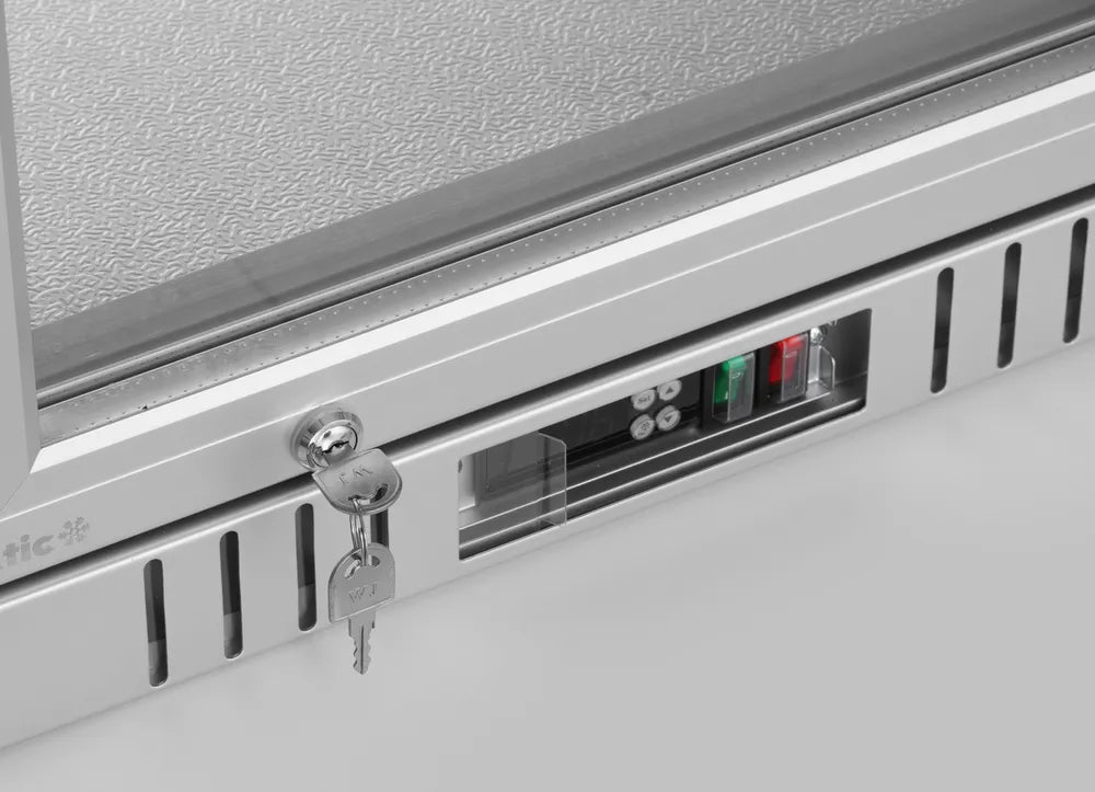 Barkühlschränke mit 1 Tür, Arktic, 75L, Silber, 220-240V/120W, 530x500x(H)840mm