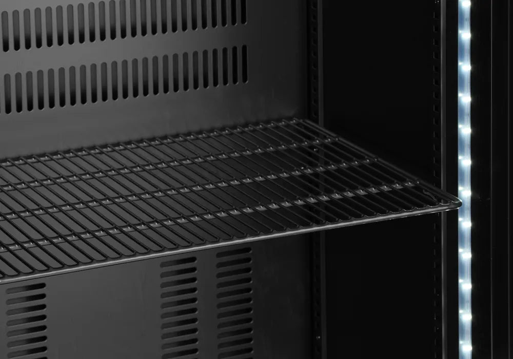 Bar-Kühlschrank mit einer Tür, Arktic, 243L, Schwarz, 220-240V/195W, 600x530x(H)1820mm
